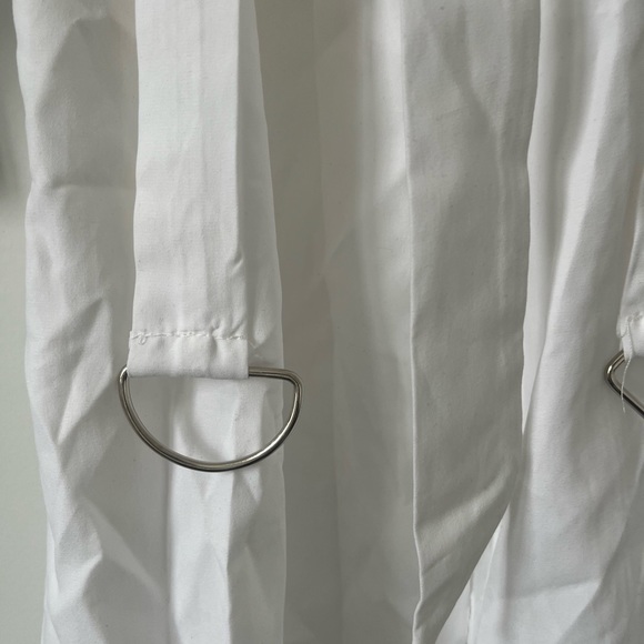 Worn once bell sleeve dress with brown buttons - Picture 4 of 4